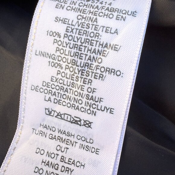 NWT True Religion Vegan Leather Cropped Bomber Jacket - Picture 14 of 14